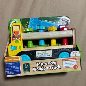 Colorful Tap-a-Peg Wooden Truck by Tap-a-Peg